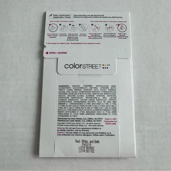 *Retired* Color Street: Red, White, and Belle | Fourth Of July Patriotic America - Picture 4 of 16